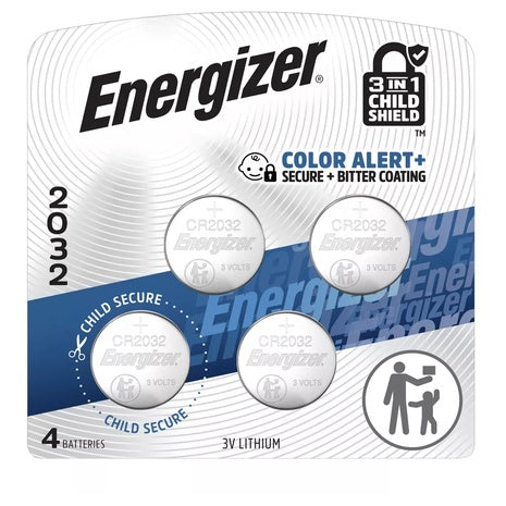 4 Energizer 2032 Coin Batteries