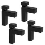 4-Piece Oedema Wall Mounted Glass Shelf Bracket