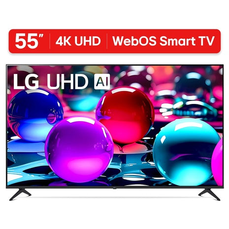 LG 55” 4K UHD AI Smart TV