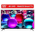 LG or Samsung 55” 4K UHD AI Smart TV
