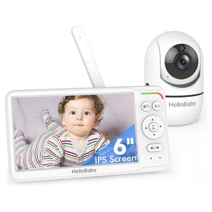 6" HelloBaby Baby IPS Monitor with Pan & Tilt Camera