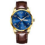 Men's Leather Watches (12 Styles)