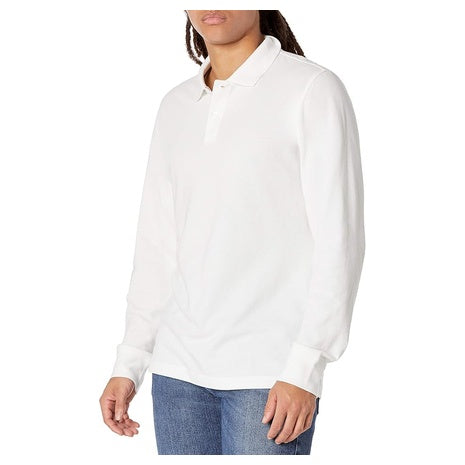 Amazon Essentials Men’s Long-Sleeve Polo (Select Sizes)