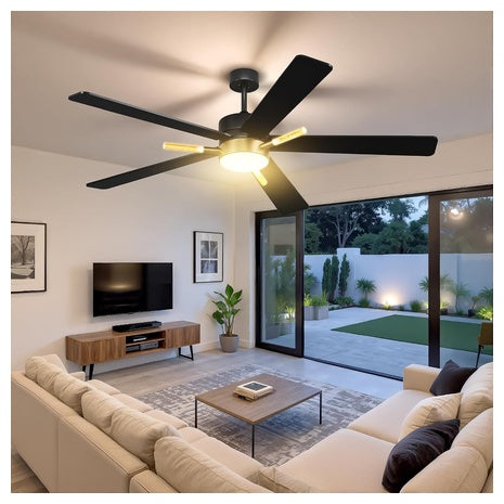 52" Ceiling Fans With Lights And Remote