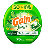 304 Gain Flings Laundry Detergent Pacs