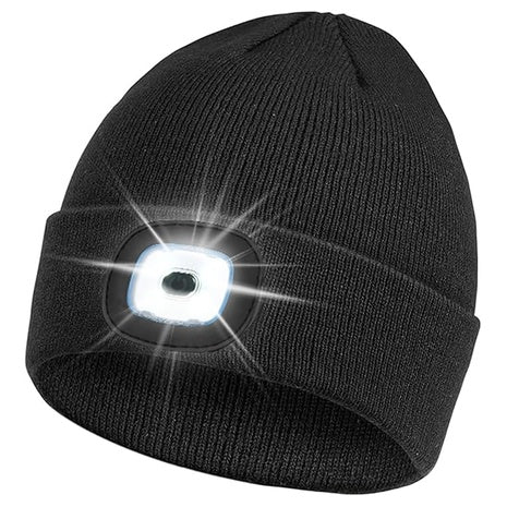 Rechargeable LED Beanie Hat