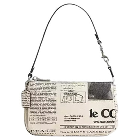 Coach Outlet Nolita 19 Bag With Newspaper Print