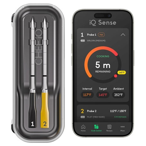 2-Probe CHEF iQ Sense Gen 3 Smart Wireless Meat Thermometer