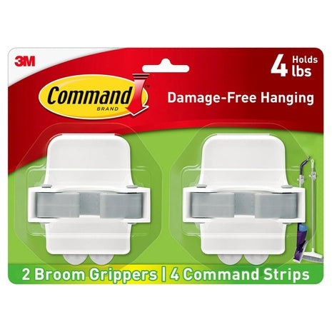 2 Command Broom & Mop Grippers
