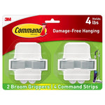 2 Command Broom & Mop Grippers