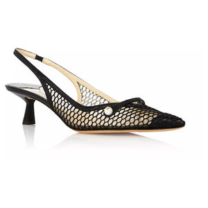 Amita 45 Slingback Kitten Heel Pumps