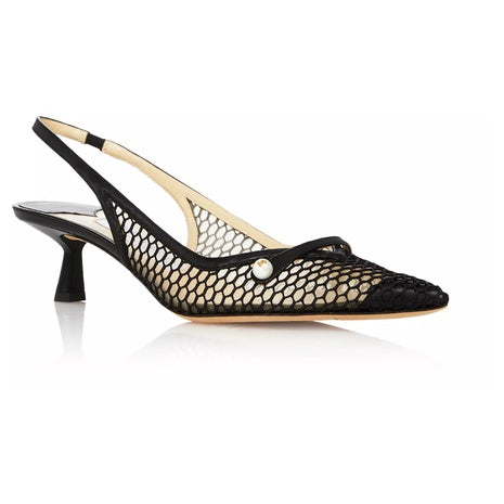Amita 45 Slingback Kitten Heel Pumps