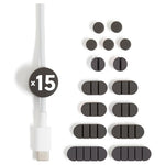 15 U Brands Adhesive Cord Organizers