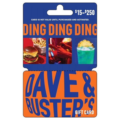 $50 Dave & Buster's Physical Gift Card