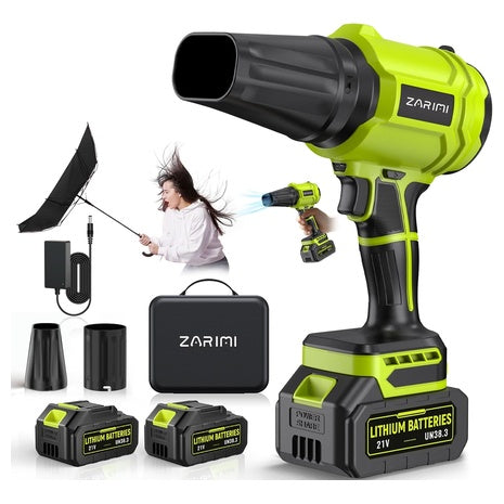 980000 RPM Handheld Cordless Leaf Blower With 2 X Batteries & Charger