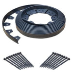 40 Ft Kit No-Dig Landscape Edging With Anchoring Spikes
