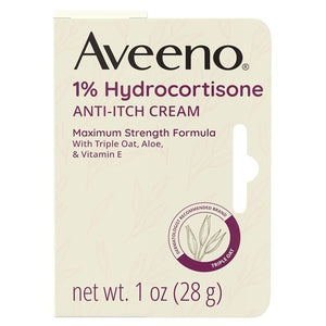 2-Pack Aveeno 1% Hydrocortisone Anti-Itch Cream