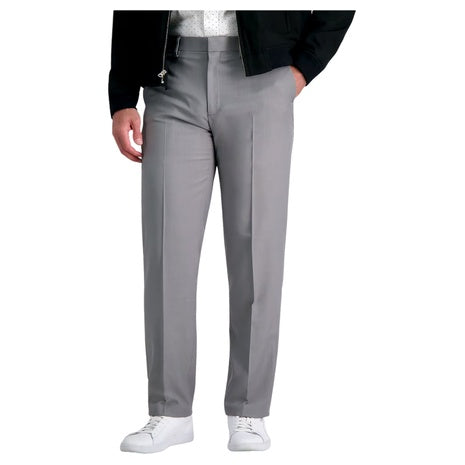 Haggar Premium Comfort Straight Fit Flat Front Dress Pants