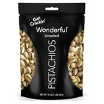 5 Bags 16oz Wonderful Unsalted Pistachios