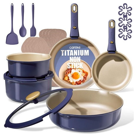 Carote 19 Piece Pots and Pans Set