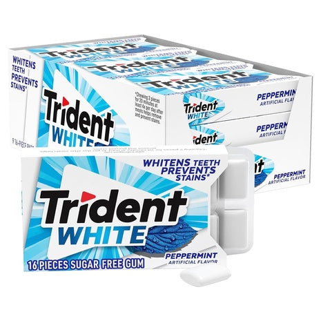 144-Count (9pk X 16ct) Trident White Sugar Free Gum