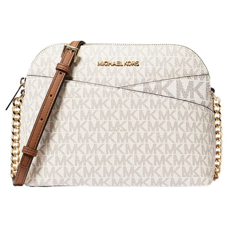 Michael Kors Women's Back Slip Canvas Crossbody Bag