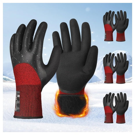 3 Pairs Thermal Insulated Cut Resistant Gloves