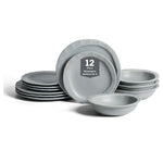 12-Piece Stone Lain Oasis Dinnerware Set
