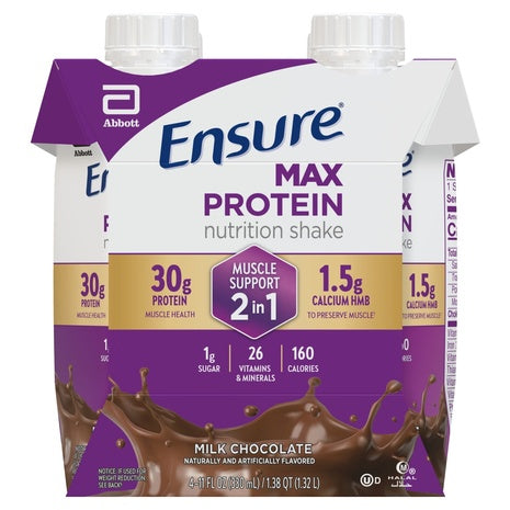 4-Pack Ensure Max Protein Shakes + $6 Walmart Cash