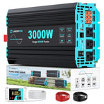 3000W Pure Sine Wave Power Inverter 12V DC To 120V AC