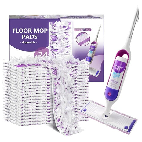 24 Disposable Refills Pads For Swiffer Mops