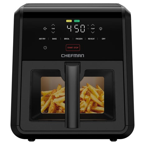 7-Qt 6-in-1 High-Powered 450F Cooking TurboFry Air Fryer