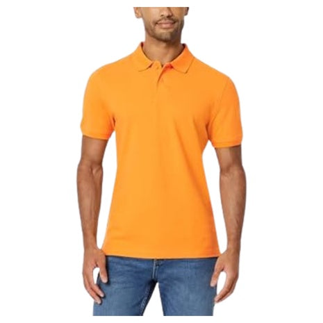 Amazon Essentials Men Short-Sleeve Cotton Pique Polo Shirt