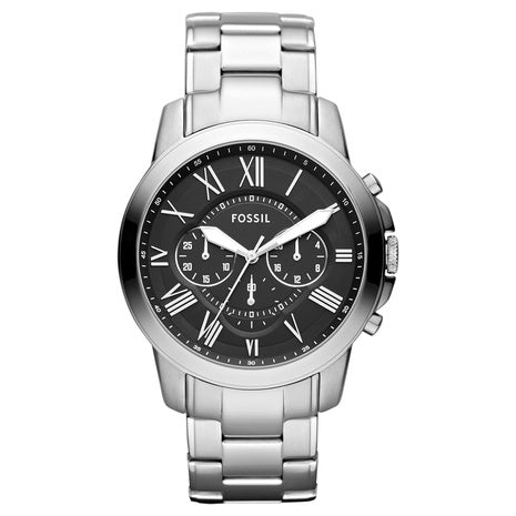 Fossil Men's Grant Quartz Stainless Steel Chronograph Watch