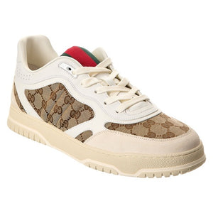 Gucci Men's Re-Web GG Canvas & Leather Sneaker