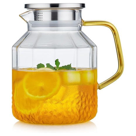 54oz Glass Pitcher with Lid & Spout