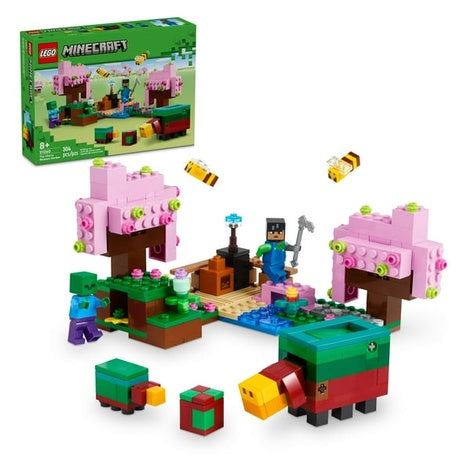 LEGO Minecraft The Cherry Blossom Garden Building Toy
