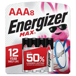 8-Pack Energizer MAX AAA Batteries