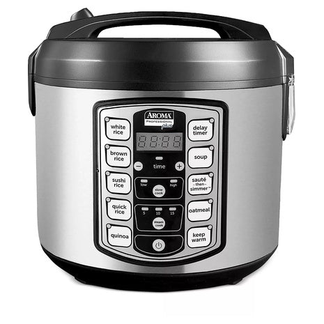 Aroma Professional 20-Cup Digital Rice Cooker, Slow Cooker & Food Steamer