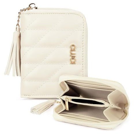 Women's Slim Bifold Zip Wallet