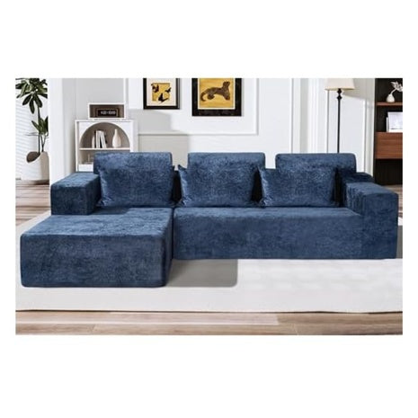 HABUTWAY 105" L-Shape Modular Sectional Sofa