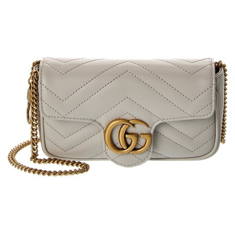 Gucci Women's GG Marmont Super Mini Matelasse Leather Shoulder Bag