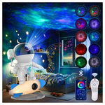 Astronaut Galaxy Star Projector Night Light with Bluetooth Speaker
