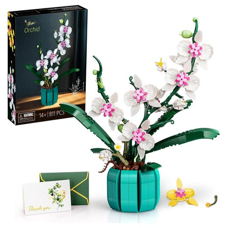 811-Piece Orchid Bonsai Building Set