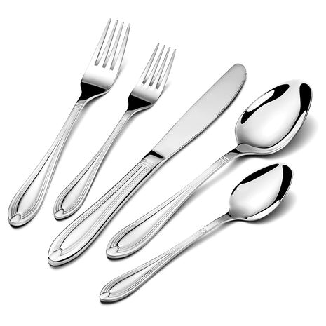 30-Piece Gold or Silver Silverware Set