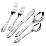 30-Piece Gold or Silver Silverware Set