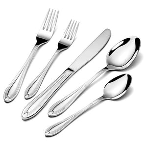 30-Piece Gold or Silver Silverware Set