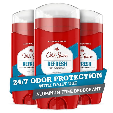 3 Old Spice Aluminum Free Deodorants