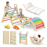9-in-1 Foldable Pikler Triangle Climbing Set