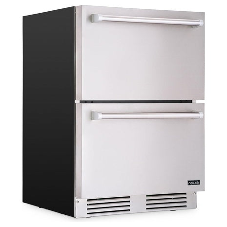 NewAir 24" Dual Zone Outdoor Beverage Fridge & Freezer